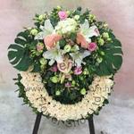 Mixed Floral Wreath - CODE 9227